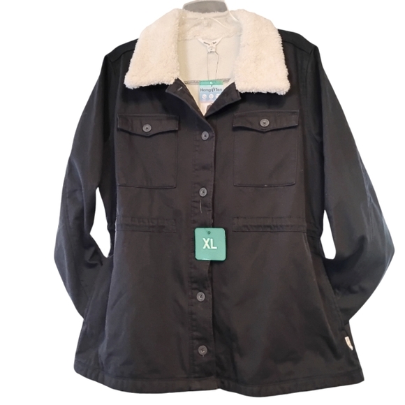 NWT Hang Ten  Utility Jacket Black,  Extra Large - Picture 5 of 7